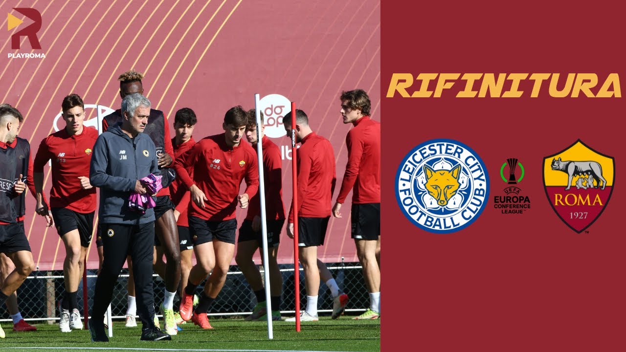 🏃🏻 La RIFINITURA a TRIGORIA in vista di LEICESTER-ROMA