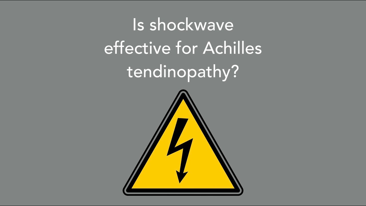 Is shockwave effective for Achilles tendinopathy?
