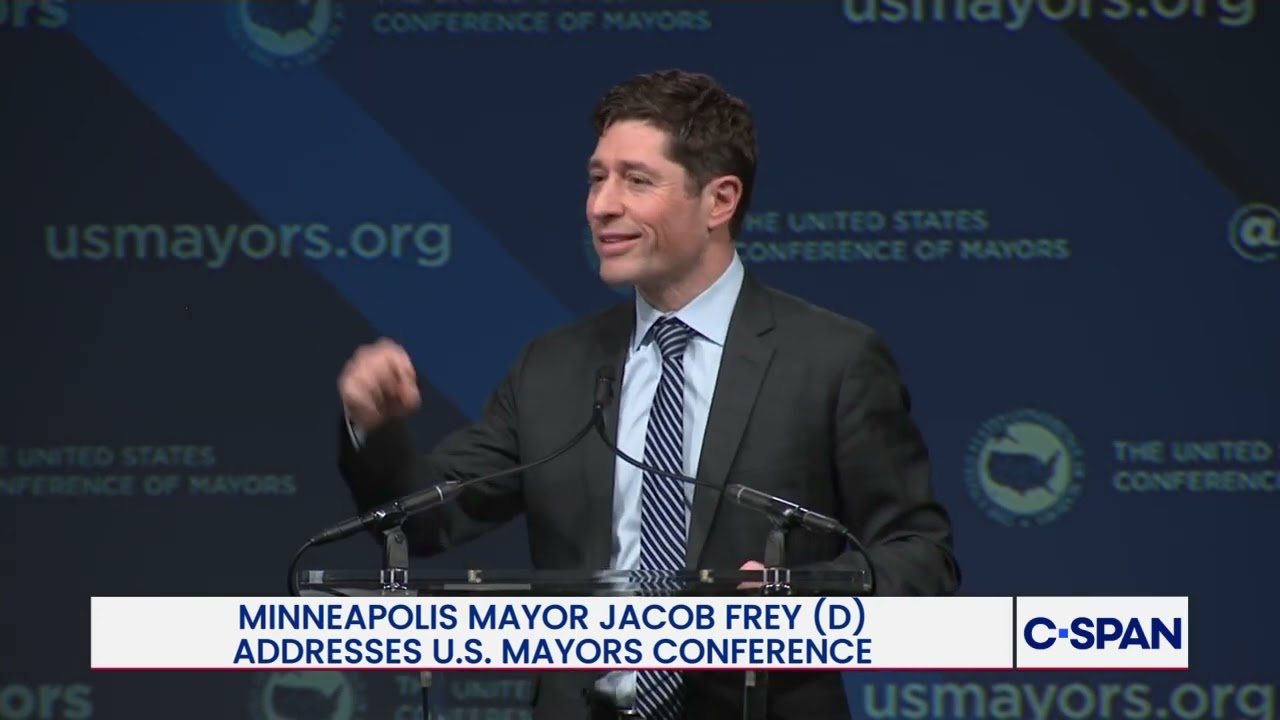 Minneapolis Mayor Jacob Frey Addresses U.S. Conference of Mayors Winter Meeting