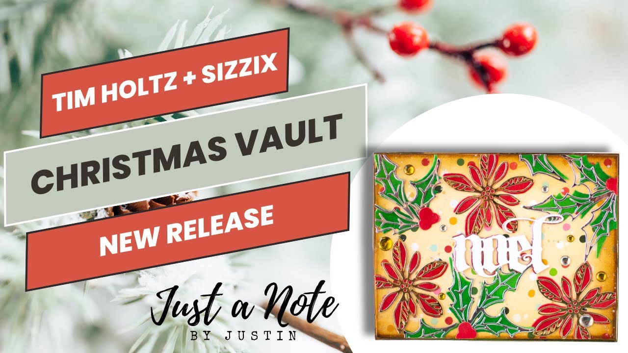 Tim Holtz + Sizzix Christmas 2024 Vault Release
