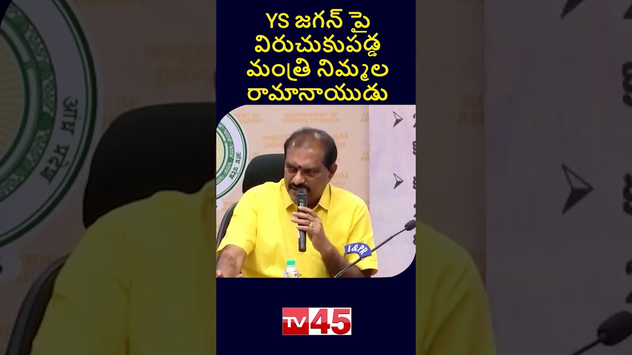 Nimmala Ramanaidu Reacts Strongly to YS Jagan | AP Politics