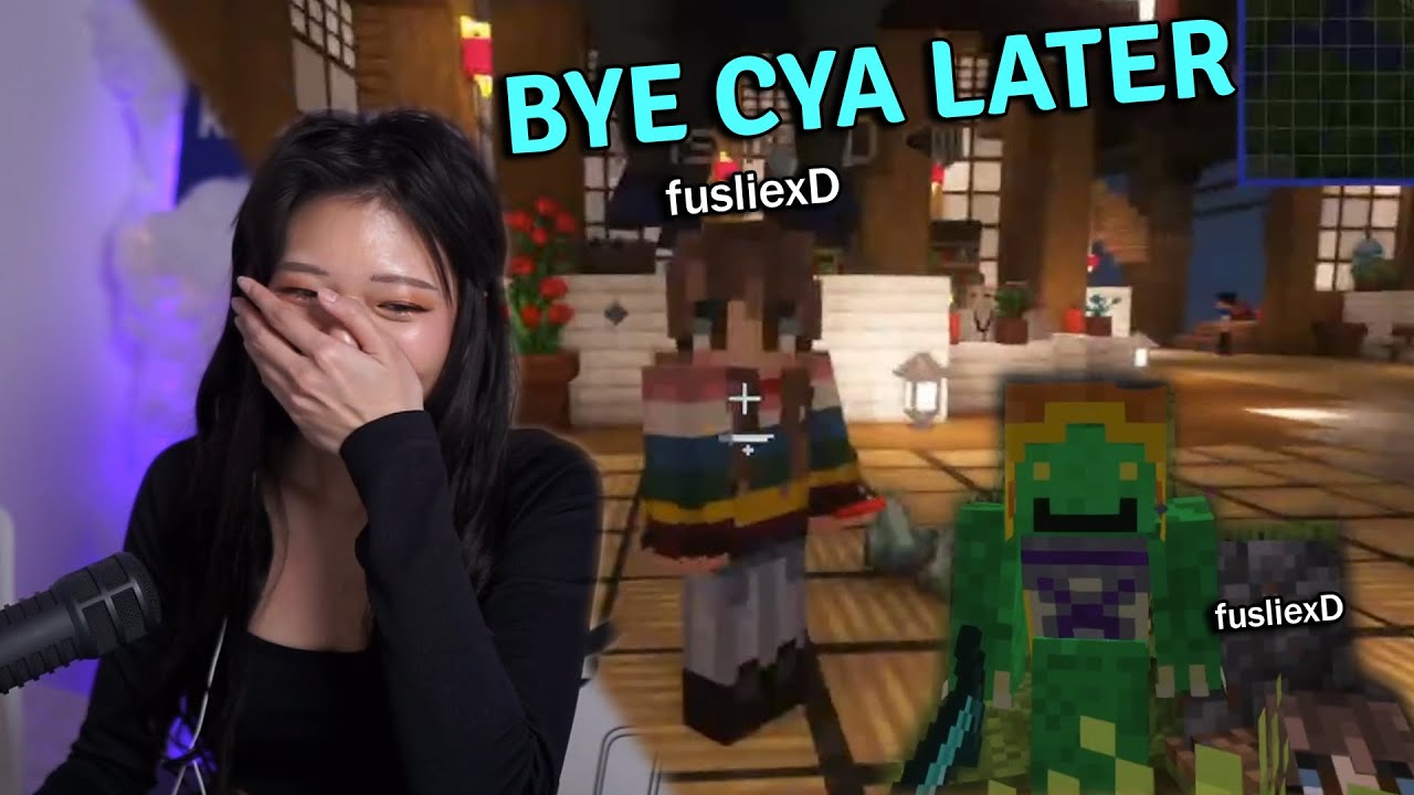 Miyoung turns back into PsychoMina When Fuslie hits her with 