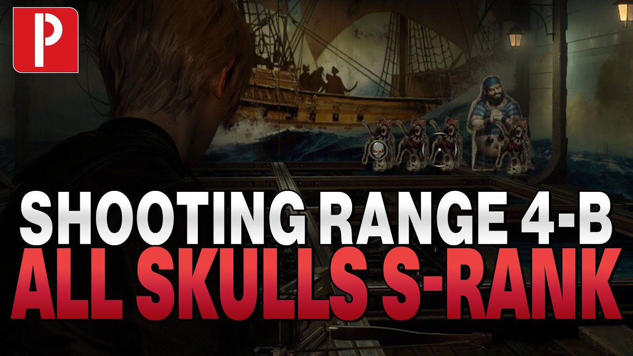 Shooting Range 4-B All Skulls & S Rank in Resident Evil 4 Remake