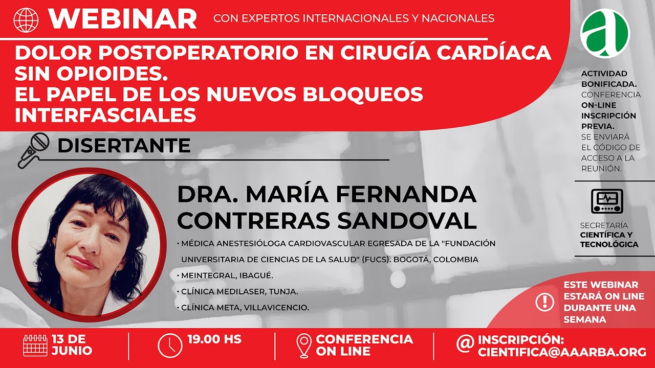 Webinar de los Lunes  /Dra. Maria Fernanda Contreras Sandoval