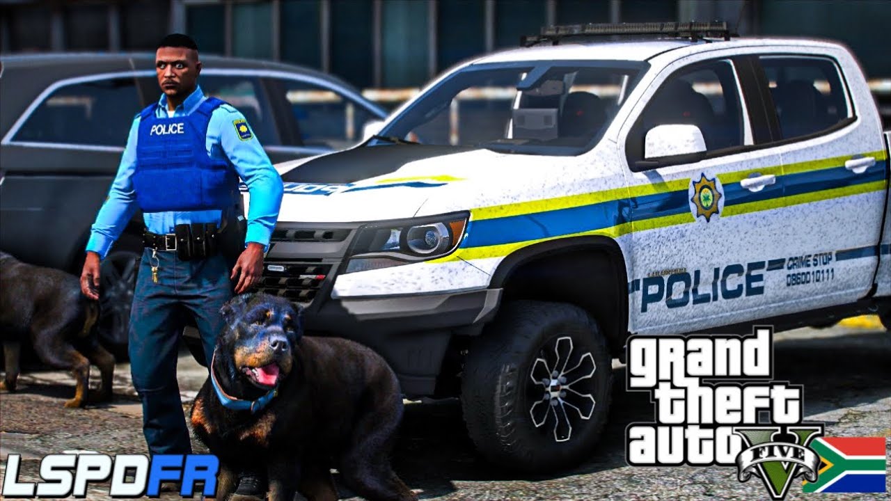 GTA Mzansi - Chevrolet K-9 Unit Patrol l Playing As A Cop | LSPDFR | Ep. 26