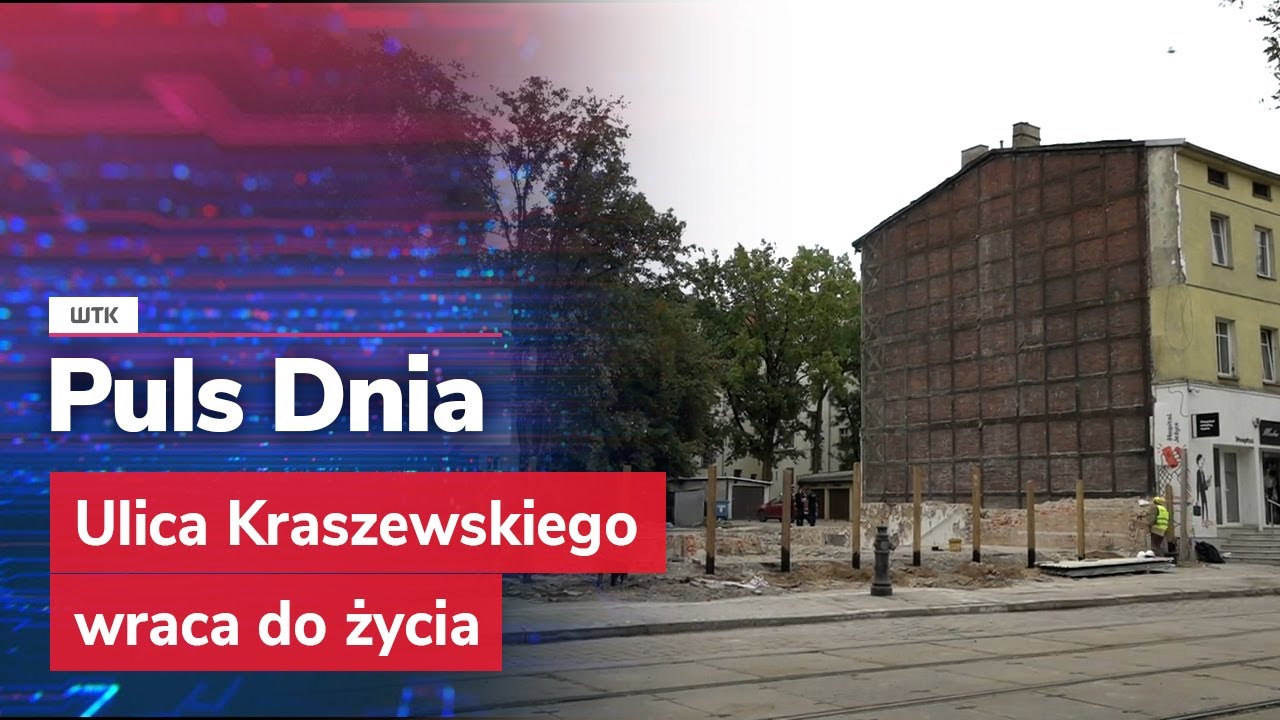 Spalona kamienica rozebrana. Ulica Kraszewskiego wraca do życia