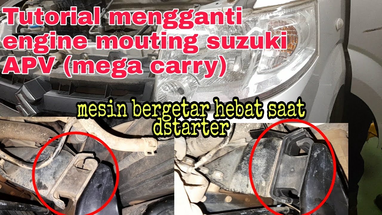 Cara mengganti engine mounting SUZUKI APV