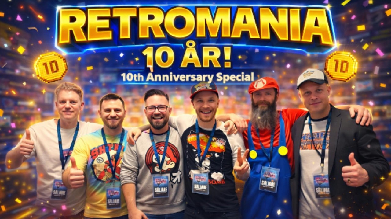 Retromania 10-årsjubileum – En hel dag som säljare i Örebro #retrogames #retrospel #games #nintendo