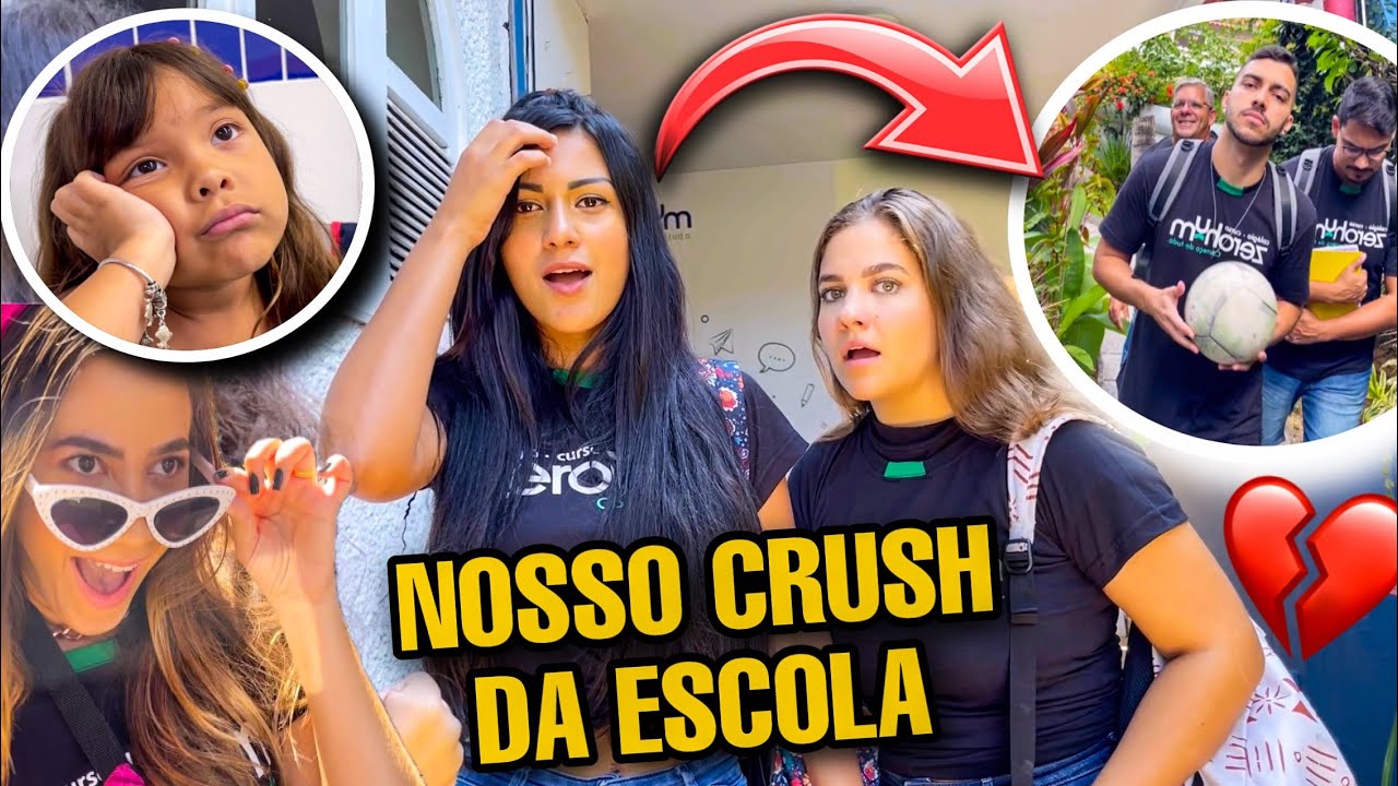 O MEU CRUSH DA ESCOLA! ❤️😱 *volta às aulas* (novelinha)