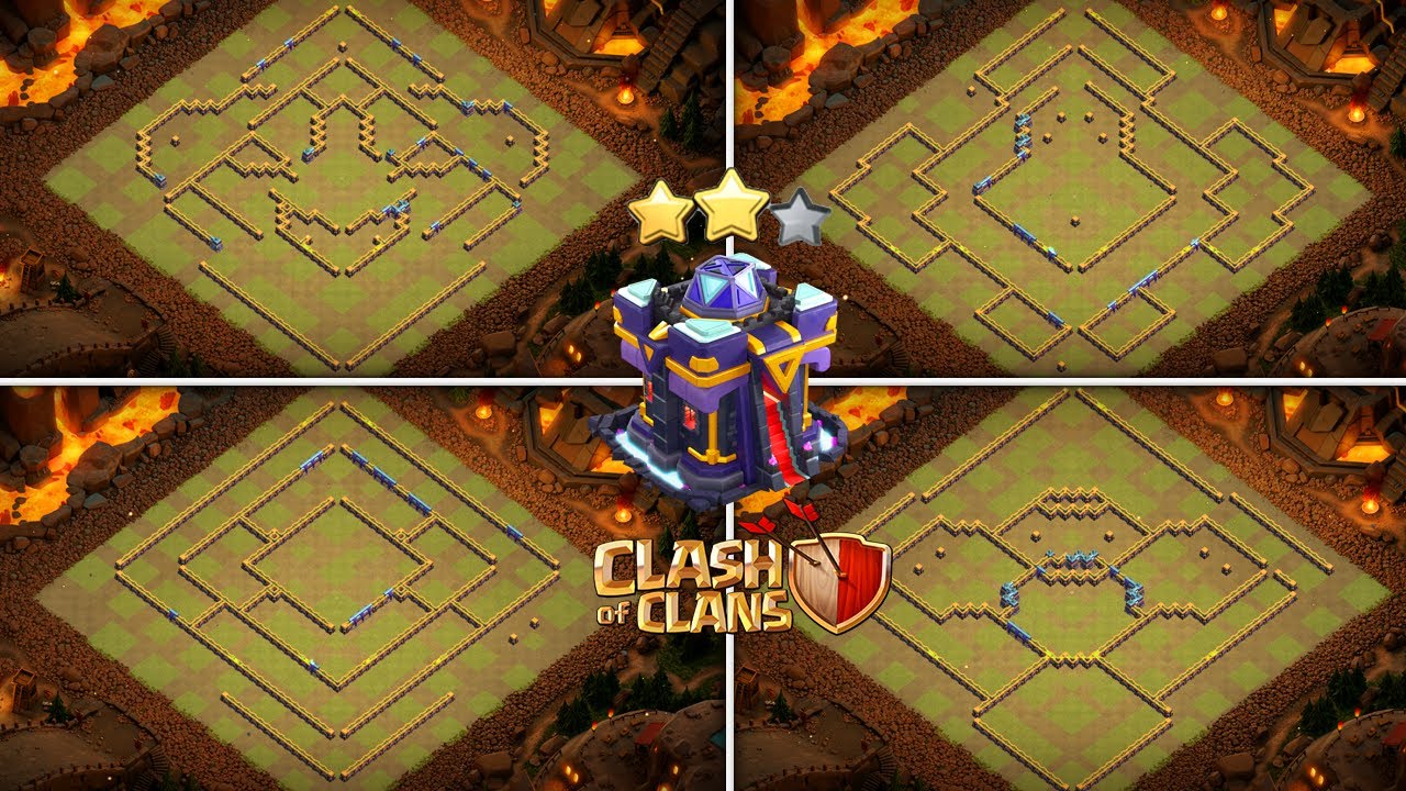TOP 10 MELHORES LAYOUTS CV15 PARA GUERRA CWL 2022 COM LINK ( TOP 10 BEST TH15 WAR CWL BASE DESIGN)