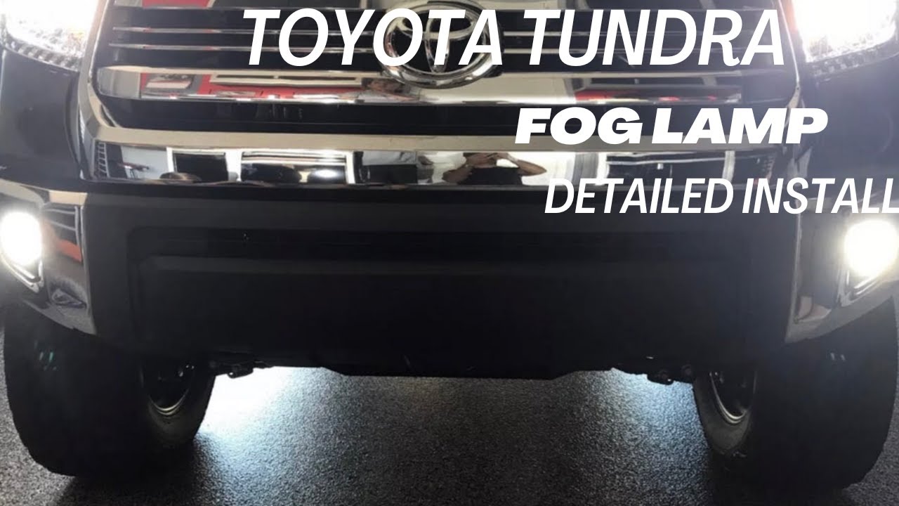 Замена лампы в противотуманных фарах Toyota Tundra. Суперлегкая и сверхяркая. #toyota #tundra #li...
