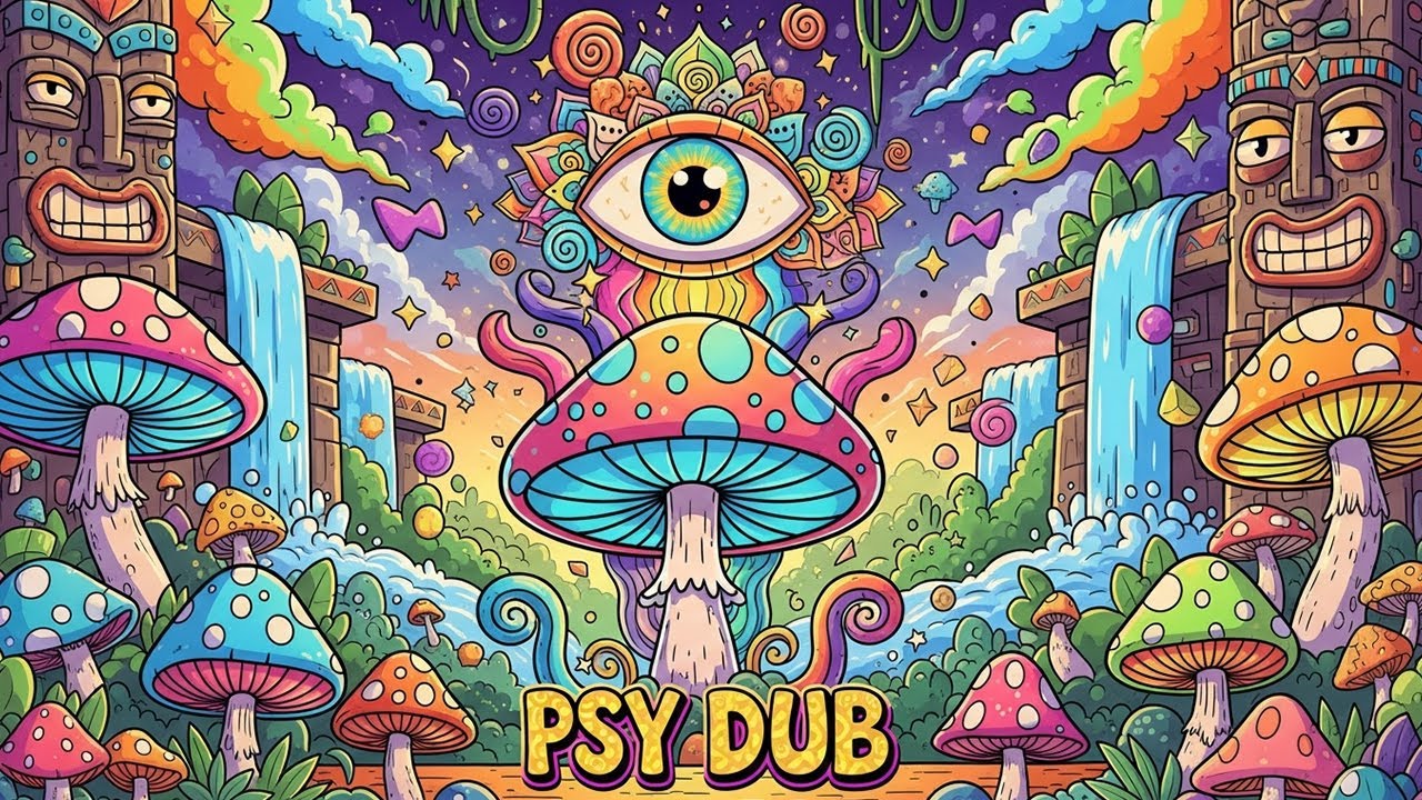 Psychedelic Reggae and Chill Dub Vibes 🌊 Deep Bass and Echo for Mind Expansion