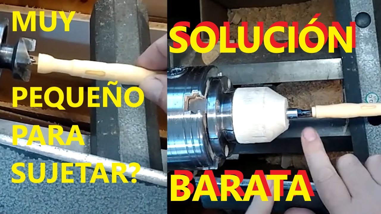 DIY para Tornear Madera. Cómo hacer una Punta arrastre casera para pequeñas dimensiones