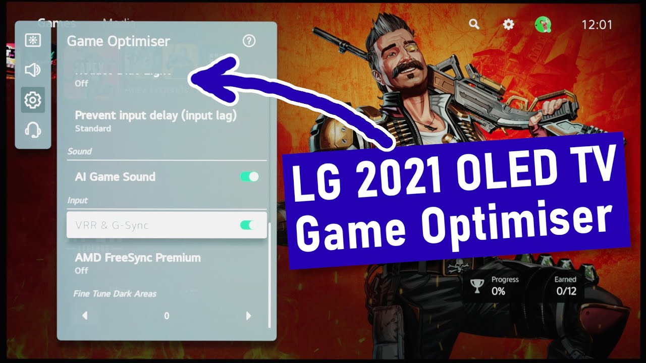 LG G1 & C1 [Game Optimiser] Adds VRR Gamma Mitigation & 9.5ms Input Lag Boost