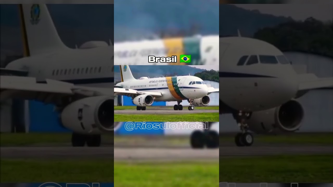 Avi&atilde;o Presidencial de cada pa&iacute;s 🌍 # shorts #aviation #presidente #paises