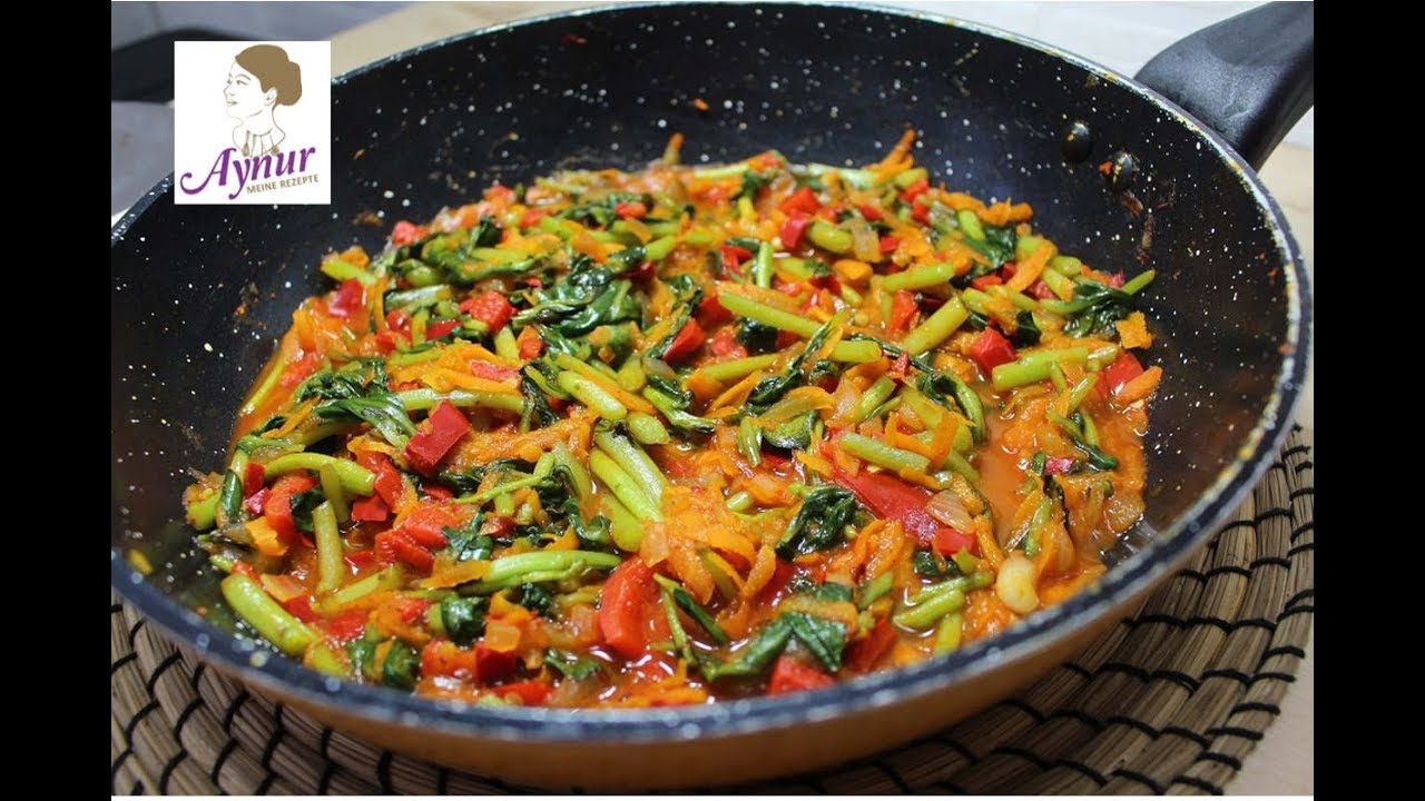 Blitzrezept I Portulak Pfanne einfach und lecker I VEGAN