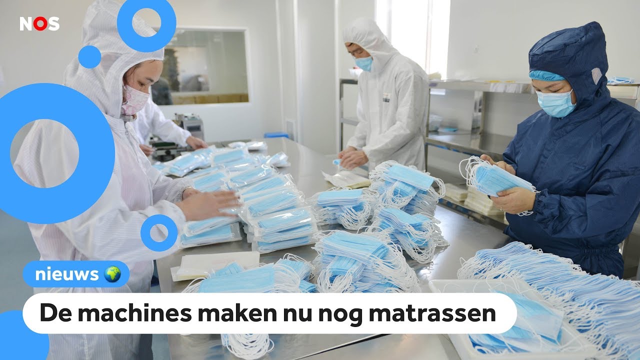 Nederlandse bedrijven gaan miljoenen mondkapjes maken