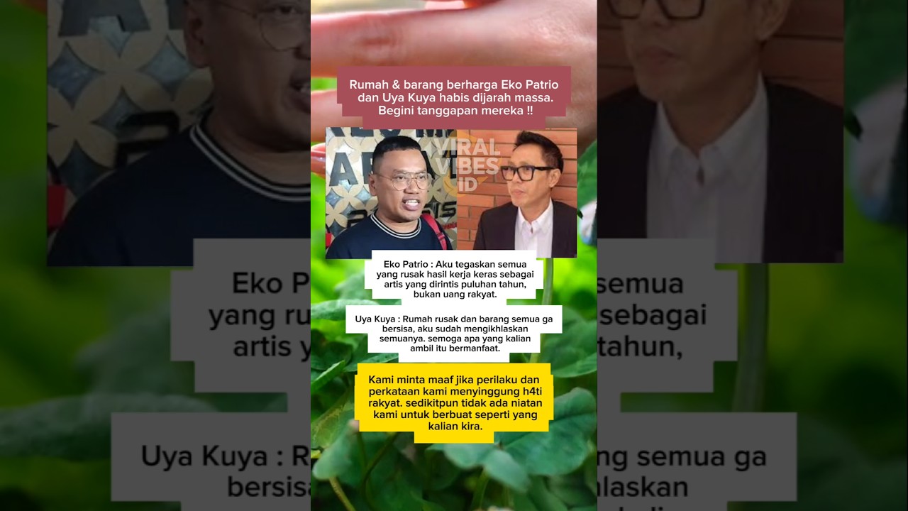 Selamat menonton #ekopatrio #uyakuya #beritaArtis #trending #viralhariini #kabarartis #memes