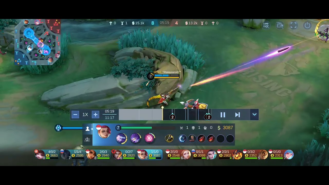Hanabi maju salah mundur salah ketemu Lesley ‼️#mobilelegends 