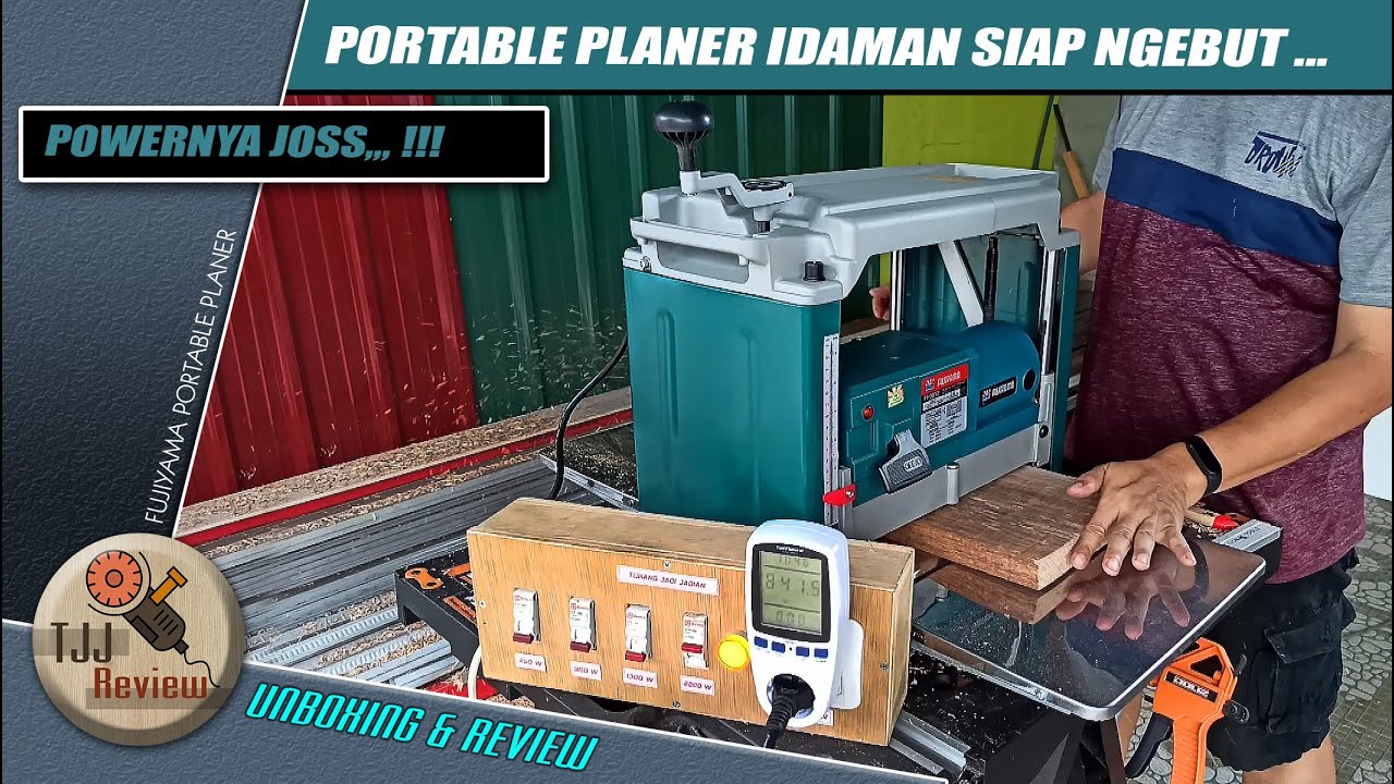 Lebih cepat dan presisi // Review PORTABLE PLANER FUJIYAMA PP9012