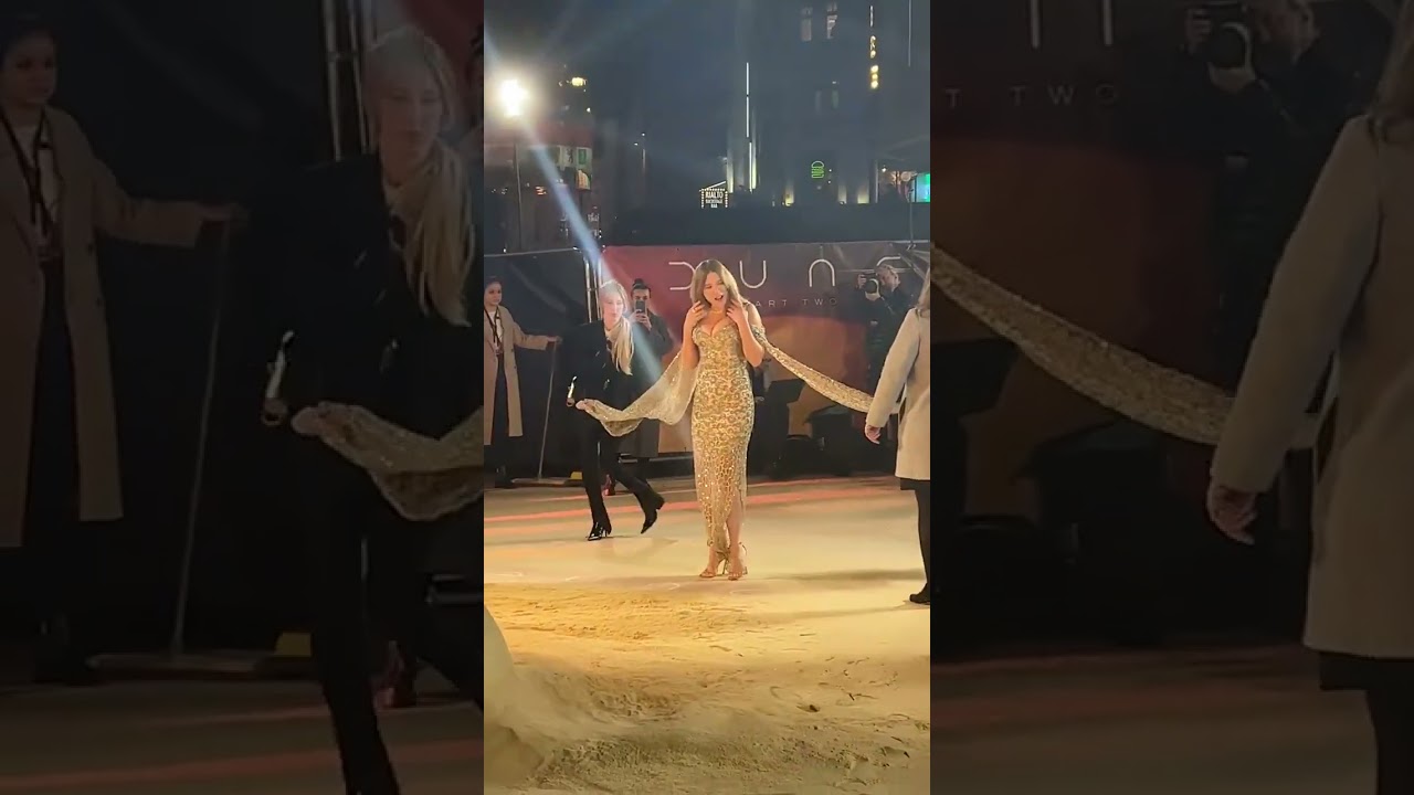 léa seydoux arriving at the ‘dune: part two’ red carpet in london