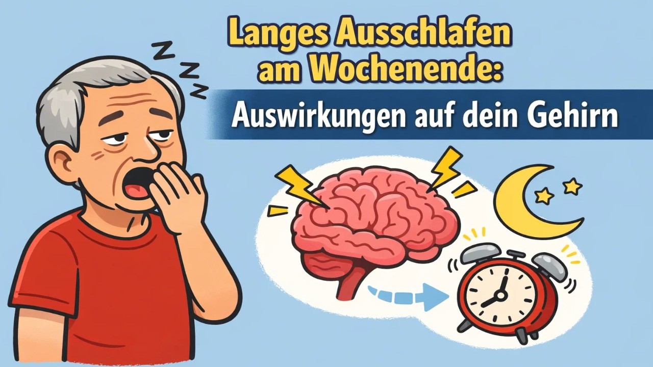 Was passiert im Gehirn, wenn du am Wochenende sehr lange ausschläfst?