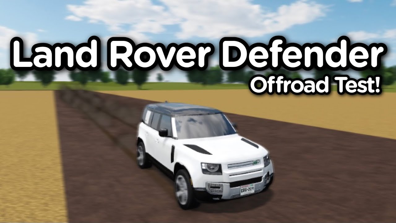OFFROAD Test! Land Rover Defender - Roblox Greenville