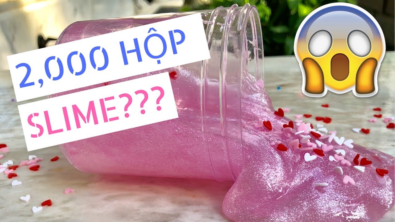 SỰ KIỆN YUNIKONSLIME -HƠN 2000 HŨ SLIME CỰC ĐẸP 😍😍😍