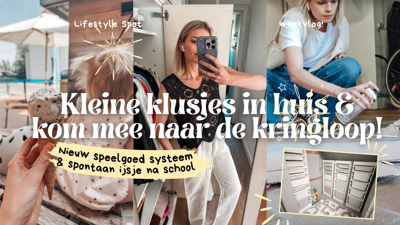 Klusjes in huis & kom mee naar de Kringwinkel! WEEKVLOG 2025 | Lifestyle Spot