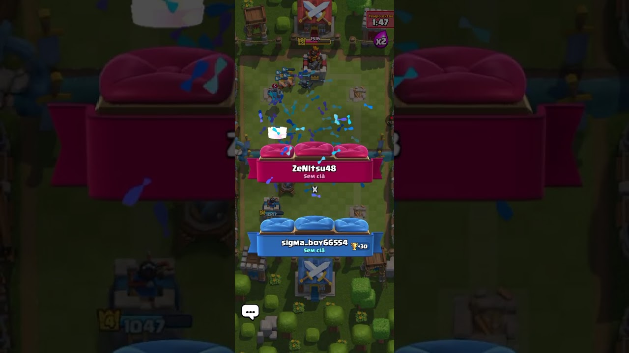 Jogando clash royale com vocês 