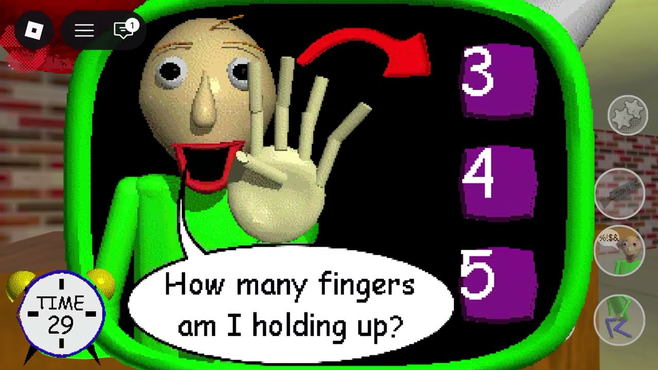 Baldi's Basics Roblox (full video)