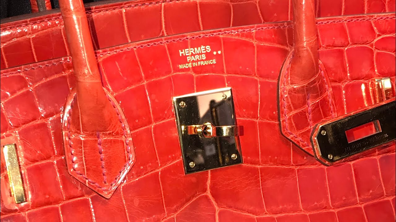 50,000£ Hermes crocodile birkin for touch up and repair