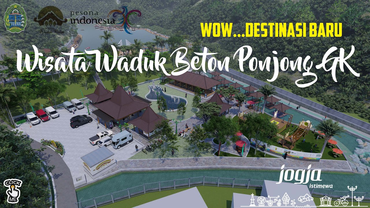 WOW...DESTINASI BARU WISATA WADUK BETON PONJONG GK
