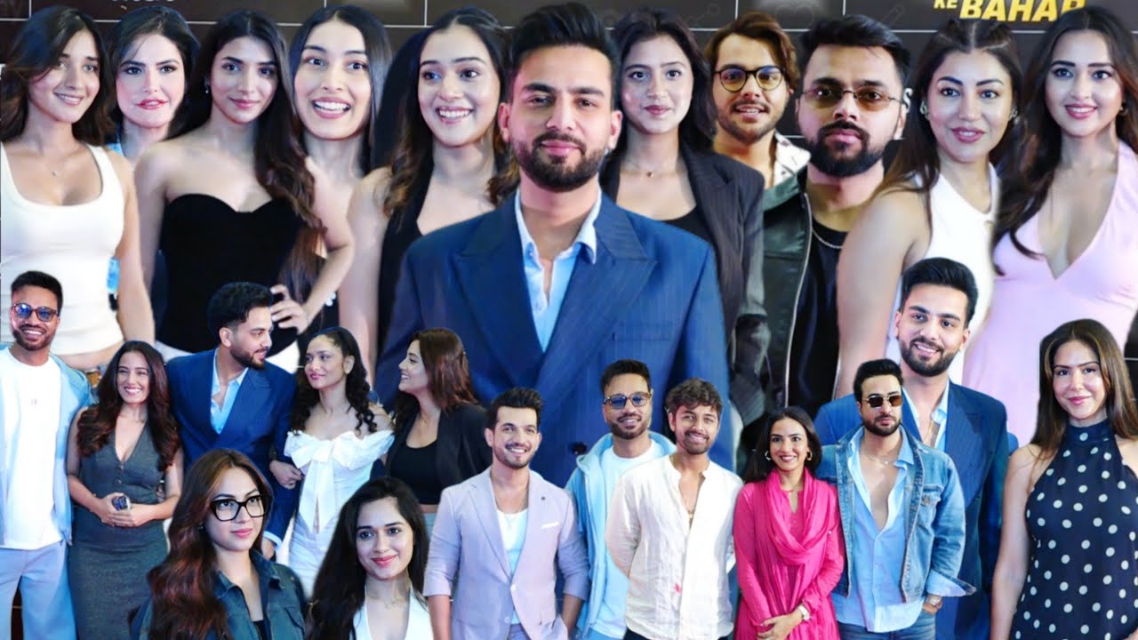Celebrities Arrive At Elvish Yadav's Aukaat Ke Bahar Movie Screening | Jannat,Reem,Ankita,Anjali