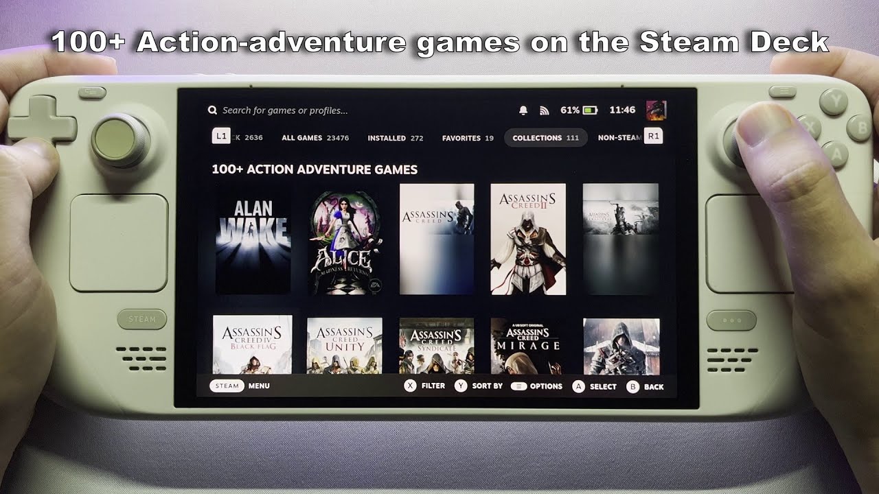 Testing 100+ Third Person Action Adventure Games on the Steam Deck