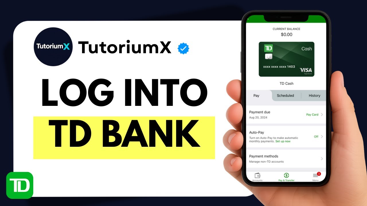 How to Log In to TD Bank Mobile App