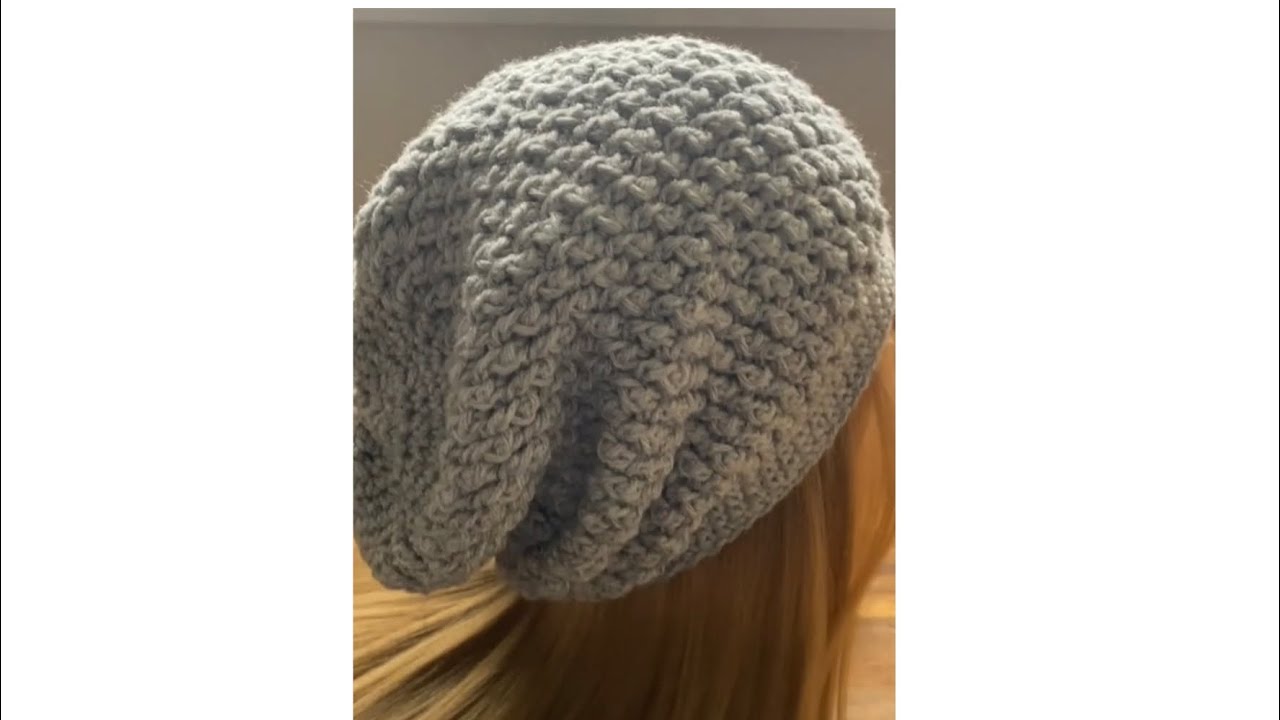 How to crochet slouchy hat - how to crochet a slouchy beanie
