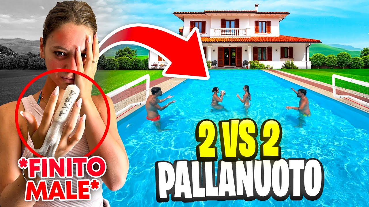 🏊 PALLANUOTO CHALLENGE in PISCINA *FINITO MALE* 😱🚨