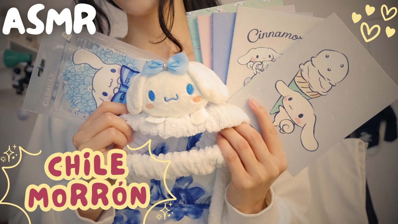 ASMR 🤍 ¿Qué hay dentro? Unboxing de Cinnamoroll en Susurros 🩵