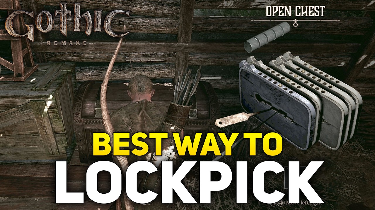Gothic 1 Remake &mdash; Гайд по взлому замков (Как прокачать навык взломщика)