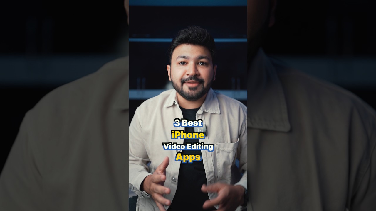 TOP 3 VIDEO EDITING Apps for iPHONE for REELS #Shorts | Sunny Gala