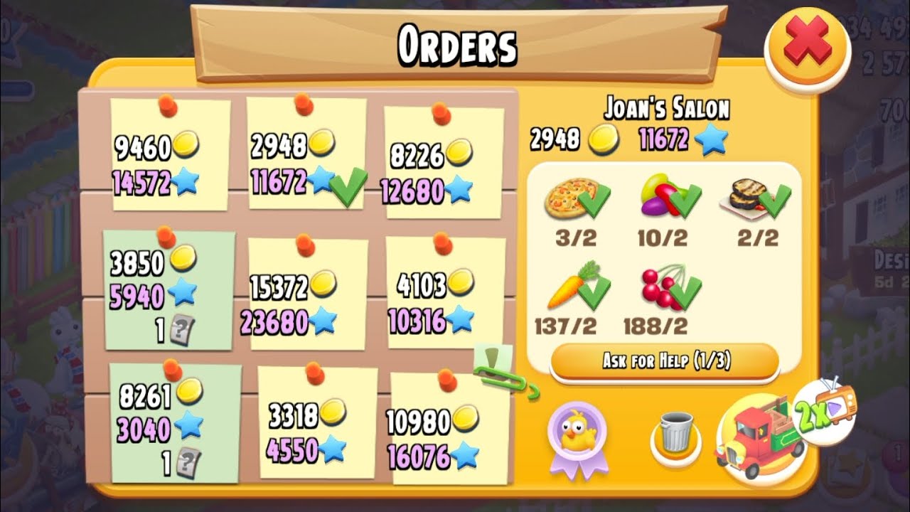Hay day Big Truck Orders & Huge Rewards  🚛✨
