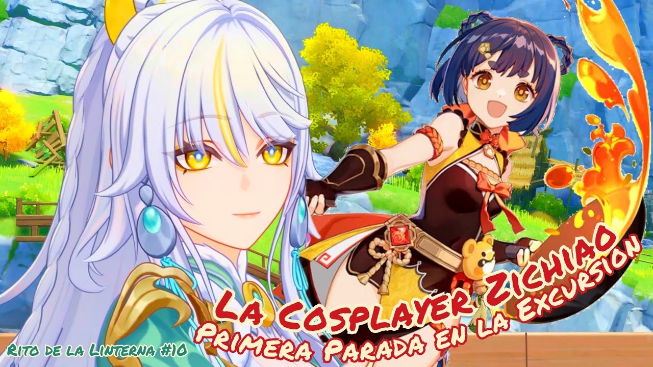 La Cosplayer Zichiao 🎭 La Primera Parada de la Excursión || Genshin Impact Rito Linterna #10