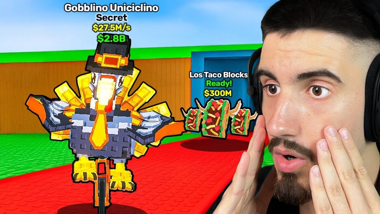 TACO TUESDAY ADMIN ABUSE! ROBLOX STEAL A BRAINROT