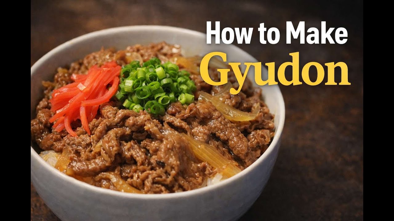 How to Make Gyudon | Japanese Beef Bowl in 15 Minutes