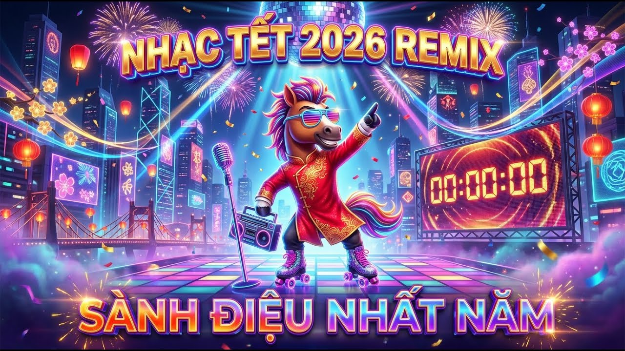 Nhạc Tết 2026 Remix 🐎 Disco 80s Bản Nhạc Xuân Bính Ngọ 