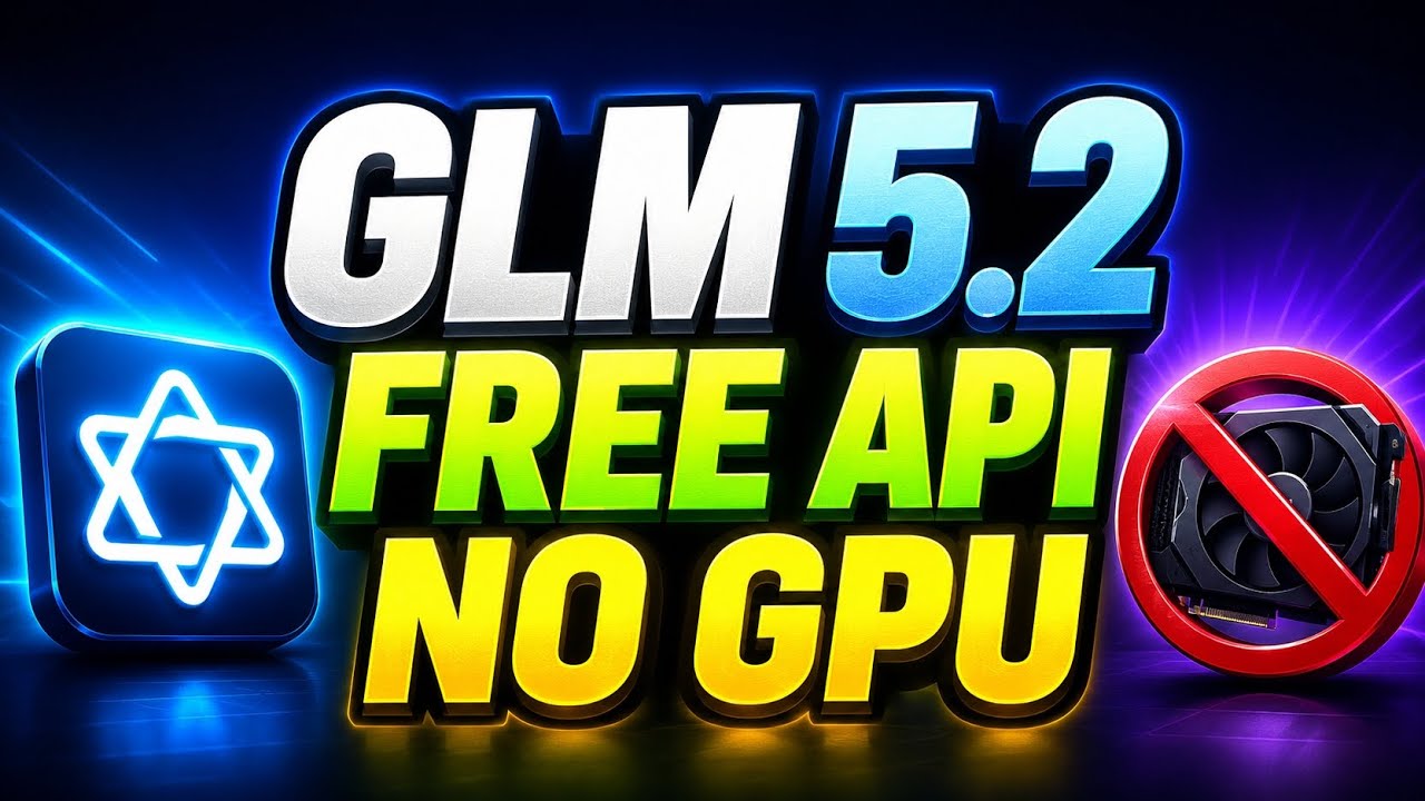 Darmowe API dla GLM 5.2, bez GPU
