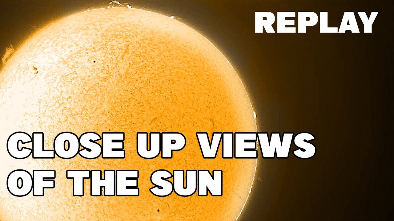 CLOSE UP VIEWS OF THE SUN - REPLAY - LUNT 50mm Solar Telescope