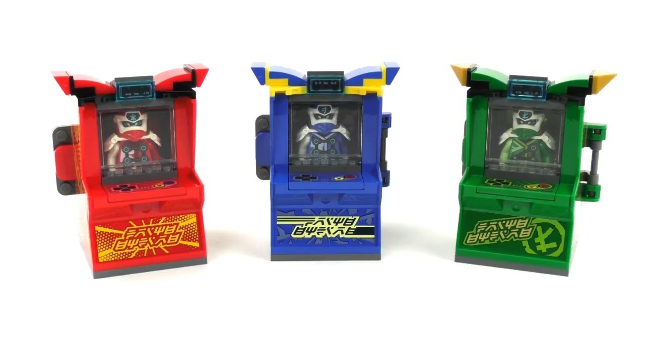 LEGO Ninjago Arcade Kapseln 2020 / 71714 Avatar Kai , 71715 Jay , 71716 Lloyd / Review deutsch