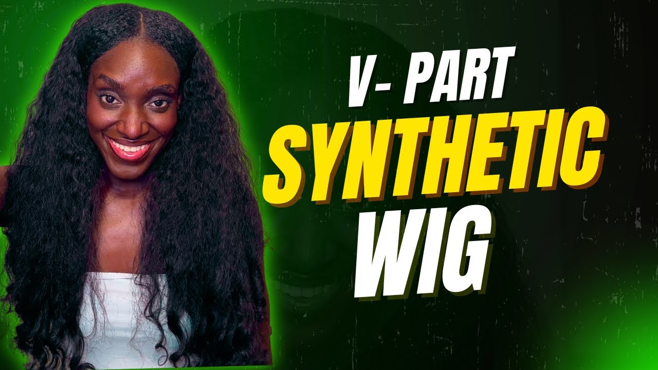 V PART SYNTHETIC 35 DOLLARS WIG|TYPE 4 HAIR FRIENDLY|  SLAY ON A BUDGET